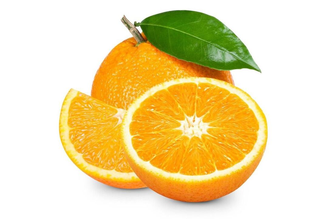 oranges sa usa ka protina nga pagkaon